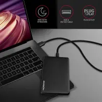 Axagon EE25-SLC kõvakettaboks HDD/SSD ümbris Must 2.5" – pilt 24
