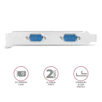 Axagon PCEA-S2N liidesekaart/adapter Sisemine RS-232 – pilt 3