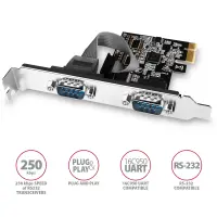 Axagon PCEA-S2N liidesekaart/adapter Sisemine RS-232 – pilt 12
