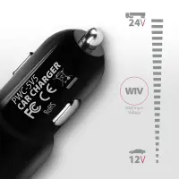 Axagon PWC-5V5 mobiilseadme laadija Mobiiltelefon, Nutitelefon, Tahvel, Universaalne Must Sigaretisüütaja Kiirlaadimine Automaatne – pilt 24