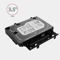 AXAGON Metal frame for mounting four 2.5" disks or two 2.5" disks and one 3.5" disk in a 5.25" position | RHD-435 – pilt 24