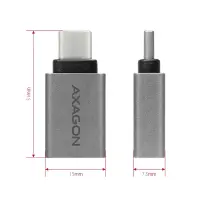 AXAGON Adapter into the USB-C port with USB Type A female output | RUCM-AFA – pilt 27