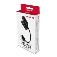 Axagon RVH-VGAN videokaabliadapter 0,15 m HDMI tüüp A (Standard) VGA (D-Sub) Must – pilt 4