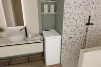 Candy | Washing Machine | TCA273D3-S | Energy efficiency class C | Top loading | Washing capacity 7 kg | 1200 RPM | Depth 60 cm | Width 41 cm | Digit | White – pilt 2