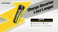 BATTERY RECH. LI-ION AA 1.5V/4PACK NH2400 NITECORE – pilt 3