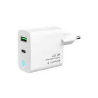 CHARGER USB 20W 2PORT/TA-UC-PDQC20L-W-01 GEMBIRD – pilt 3