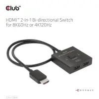 CLUB3D CSV-1384 KVM-lüliti Must – pilt 3