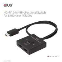 CLUB3D CSV-1384 KVM-lüliti Must – pilt 26