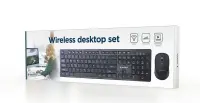 KEYBOARD +MOUSE WRL ENG/DESKTOP BK KBS-WCH-04 GEMBIRD – pilt 4