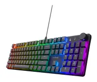 Trust GXT 866 TORIX klaviatuur Mängimine USB QWERTY US rahvusvaheline Must – pilt 21