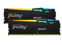 Kingston Technology FURY Beast RGB mälumoodul 16 GB 2 x 8 GB DDR5 6000 MT/s 288-pin DIMM ECC