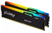 Kingston Technology FURY Beast RGB mälumoodul 32 GB 2 x 16 GB DDR5 6000 MT/s 288-pin DIMM