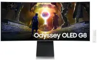 Samsung LS34DG850SUXDU PC lamekuvar 86,4 cm (34") 3440 x 1440 pikslit UltraWide Quad HD OLED-ekraan Hõbe