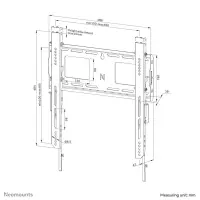 Neomounts WL30-750BL14 telerikinnitus 190,5 cm (75") Must – pilt 18