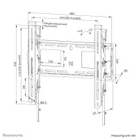 Neomounts WL35-750BL14 telerikinnitus 190,5 cm (75") Must – pilt 12