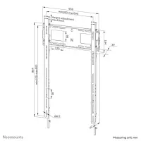 Neomounts WL30-750BL18P telerikinnitus 2,49 m (98") Must – pilt 19