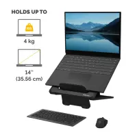 Fellowes Breyta Laptop Ständer bis zu 15\" und 5kg schwarz Sülearvuti alus Must 35,6 cm (14") – pilt 8