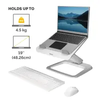 Fellowes Hana LT Laptop Support White Sülearvuti alus Valge 48,3 cm (19") – pilt 3