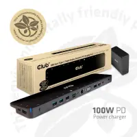 CLUB3D CSV-1564W100 sülearvuti dokk ja pordireplikaator Dokkimine USB 3.2 Gen 1 (3.1 Gen 1) Type-C Must – pilt 9