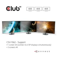 CLUB3D CSV-1562 sülearvuti dokk ja pordireplikaator Dokkimine USB 3.2 Gen 1 (3.1 Gen 1) Type-C Must – pilt 26