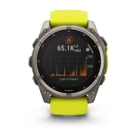 SMARTWATCH FENIX 8 SAPP. SOLAR/YELLOW 010-02907-21 GARMIN – pilt 3