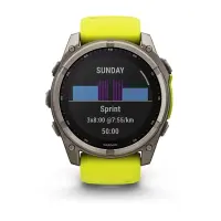 SMARTWATCH FENIX 8 SAPP. SOLAR/YELLOW 010-02907-21 GARMIN – pilt 7
