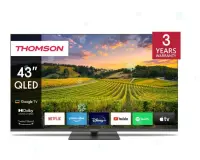 TV Set|THOMSON|43"|4K/Smart|QLED|3840x2160|Bluetooth|Google TV|43QG5C14