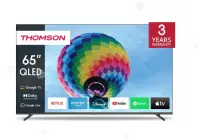 TV Set|THOMSON|65"|4K/Smart|QLED|3840x2160|Wireless LAN|Bluetooth|Google TV|Dark Grey|65QG4S14