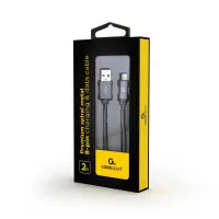CABLE LIGHTNING TO USB2 2M/CC-USB2S-AMLM-2M-BG GEMBIRD – pilt 2