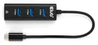 CLUB3D CSV-1549 jaotur USB tüüp-C 5000 Mbit/s Must