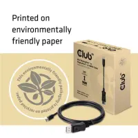 CLUB3D Mini DisplayPort to DisplayPort 1.4 HBR3 8K60Hz Cable, 2 Meter / 6.56 Feet – pilt 7