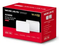 Wireless Router|MERCUSYS|Wireless Router|2-pack|3000 Mbps|Mesh|3x10/100/1000M|HALOH80X(2-PACK) – pilt 5