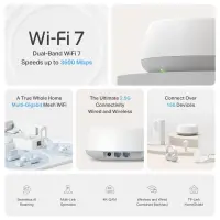 Wireless Router|TP-LINK|Wireless Router|2-pack|3600 Mbps|Mesh|LAN \ WAN ports 2|Number of antennas 4|DECOBE25(2-PACK) – pilt 8