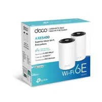 Wireless Router|TP-LINK|Wireless Access Point / Router|2-pack|5400 Mbps|Mesh|Wi-Fi 6e|3x10/100/1000M|Number of antennas 4|DECOXE75(2-PACK) – pilt 2
