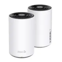 Wireless Router|TP-LINK|Wireless Access Point / Router|2-pack|5400 Mbps|Mesh|Wi-Fi 6e|3x10/100/1000M|Number of antennas 4|DECOXE75(2-PACK) – pilt 3