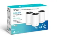 Wireless Router|TP-LINK|Wireless Access Point / Router|3-pack|5400 Mbps|Mesh|Wi-Fi 6e|3x10/100/1000M|Number of antennas 4|DECOXE75(3-PACK) – pilt 4