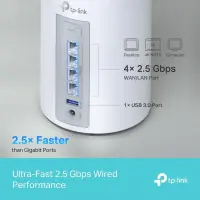 TP-Link Deco BE65 Tri-band (2.4 GHz / 5 GHz / 6 GHz) Wi-Fi 7 (802.11be) Valge 4 Sisemodem – pilt 17