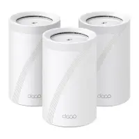 Wireless Router|TP-LINK|Wireless Access Point / Router|3-pack|9300 Mbps|Mesh|Wi-Fi 7|USB 3.0|4x2.5GbE|LAN \ WAN ports 4|Number of antennas 4|DECOBE65(3-PACK) – pilt 9