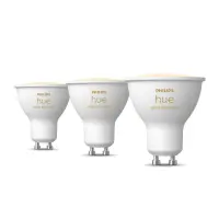 Philips Hue Smart Spotlight, 3pcs pack | GU10 | 4.2 W | Warm to cool white light