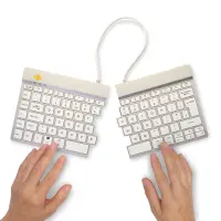 R-Go Tools R-Go Split Break klaviatuur Kontor Bluetooth QWERTY Briti inglise keel Valge – pilt 16