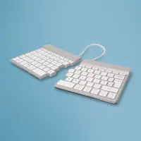 R-Go Tools R-Go Split Break klaviatuur Kontor Bluetooth QWERTY Briti inglise keel Valge – pilt 18