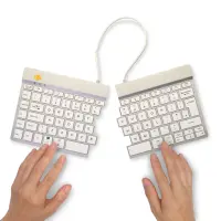 R-Go Tools R-Go Split Break klaviatuur Kontor Bluetooth QWERTY Briti inglise keel Valge – pilt 21