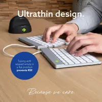 R-Go Tools RGOSBUSWLWH klaviatuur Kontor Bluetooth QWERTY Põhjamaad Valge – pilt 27