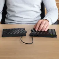 R-Go Tools R-Go Split Break klaviatuur Kontor Bluetooth QWERTY Briti inglise keel Must – pilt 17