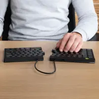 R-Go Tools R-Go Split Break klaviatuur Kontor Bluetooth QWERTY Briti inglise keel Must – pilt 21