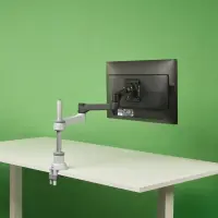 R-Go Tools RGOVLZE4SI monitori kinnitus ja alus 81,3 cm (32") Laud Must, Hõbe