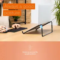 R-Go Tools RGOSC015BL sülearvuti raam & alus Sülearvuti alus Must 55,9 cm (22") – pilt 7