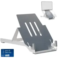 R-Go Tools RGORIBASI sülearvuti raam & alus Sülearvuti alus Hõbe 55,9 cm (22") – pilt 12