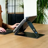 R-Go Tools RGORIDUOBL sülearvuti raam & alus Must 55,9 cm (22") – pilt 8