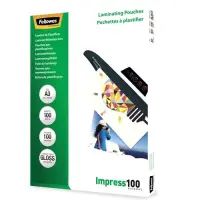 LAMINATOR POUCH GLOSSY/A3 100 100PCS 5351205 FELLOWES – pilt 2